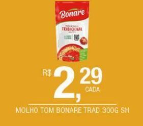 DB Supermercados Molho de tomate bonare 300g oferta