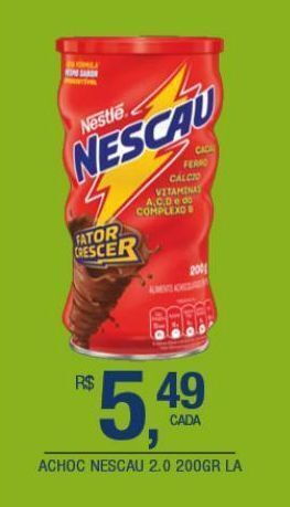 DB Supermercados Achocolatado nescau 200g oferta