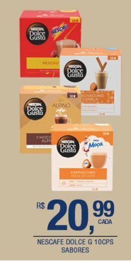 DB Supermercados Nescafé dolce gusto 10cps sabores oferta