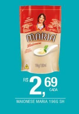 DB Supermercados Maionese maria 196g oferta