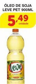 Roldão Óleo de soja leve pet 900ml oferta