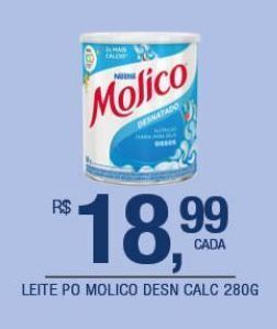 DB Supermercados Leite em pó molico 280g oferta
