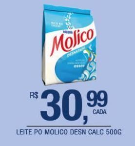DB Supermercados Leite em pó molico 500g oferta