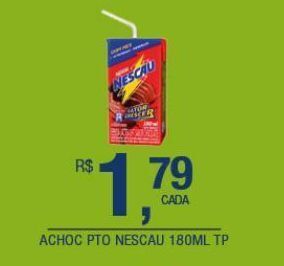 DB Supermercados Achocolatado nescau 180ml oferta