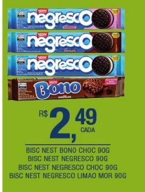 DB Supermercados Biscoito nestlé bono 90g oferta