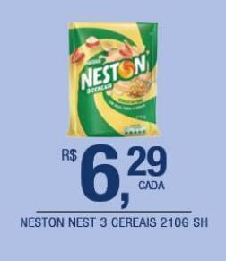 DB Supermercados Neston nestlé 3 cereais 210g oferta