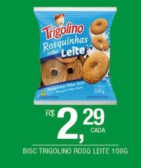 DB Supermercados Biscoito trigolino rosq leite 100g oferta