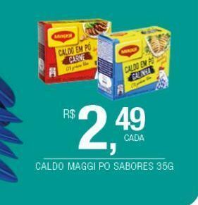 DB Supermercados Caldo maggi pó sabores 35g oferta
