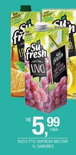 Suco sufresh néctar 1l