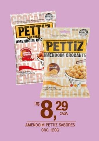 DB Supermercados Amendoim pettiz sabores 120g oferta