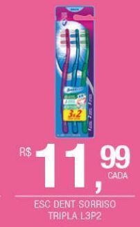 DB Supermercados Escova dental sorriso oferta