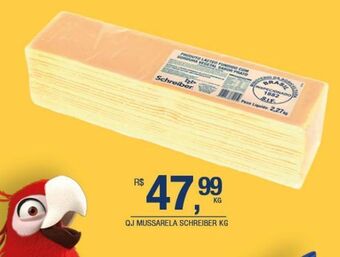 DB Supermercados Queijo mussarela schreiber kg oferta