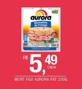 DB Supermercados Mortadela aurora 200g oferta