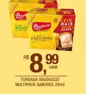DB Supermercados Torradas bauducco sabores 284g oferta