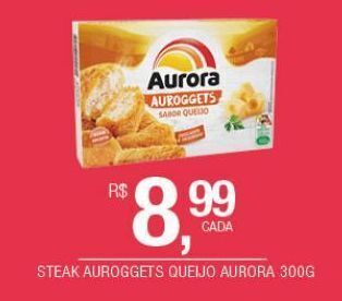 DB Supermercados Steak auroggets queijo aurora 300g oferta