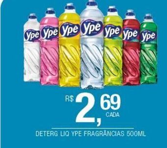 DB Supermercados Detergente líquido ypê 500ml oferta