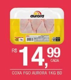 DB Supermercados Coxa de frango aurora 1kg oferta