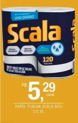 DB Supermercados Papel toalha scala 2 rolos oferta