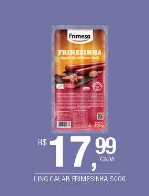DB Supermercados Linguiça calabresa frimesinha 500g oferta