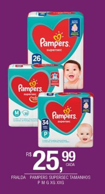 DB Supermercados Fraldas pampers oferta