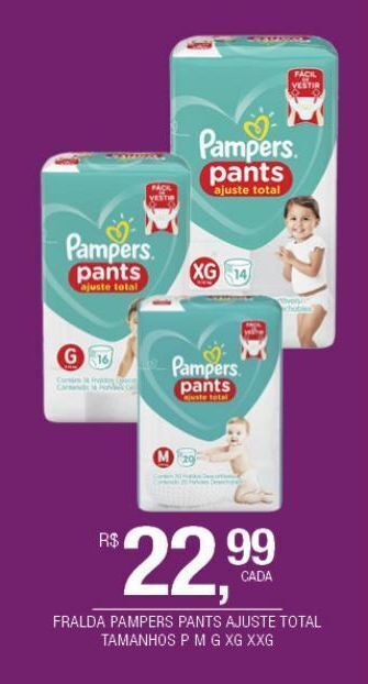 DB Supermercados Fraldas pampers oferta