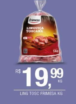 DB Supermercados Linguiça toscana frimesa kg oferta
