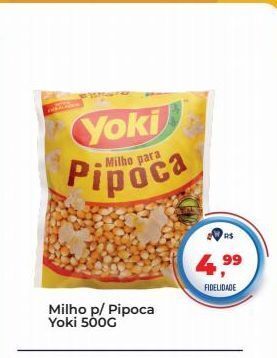 Tonin Superatacado Milho p/ pipoca yoki 500g oferta