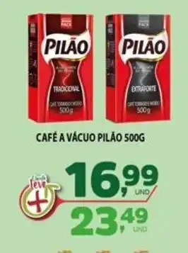 Araújo Supermercados CAFÉ A VÁCUO PILÃO 500G oferta