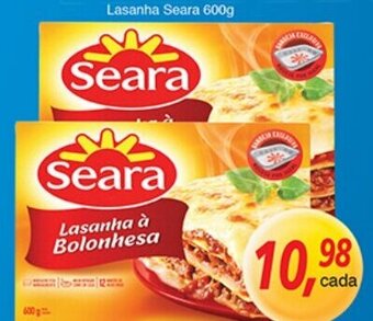 Supermercados Guanabara Lasanha Seara 600g oferta