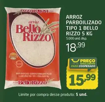 Cooper ARROZ PARBOILIZADO TIPO 1 BELLO RIZZO 5 KG oferta