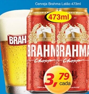 Supermercados Guanabara Cerveja Brahma Latao 473ml oferta