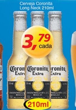 Supermercados Guanabara Cerveja Coronita Long Neck 210ml oferta