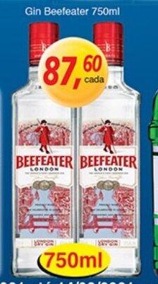 Supermercados Guanabara Gin Beefeater 750ml oferta