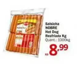 Althoff Supermercados Salsicha Nobre Hot Dog Resfriada 1kg oferta