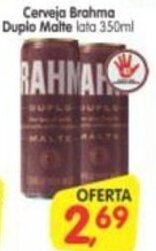 Cercadão Cerveja Brahma Duplo Malte 350ml oferta