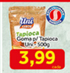 Shibata Supermercados Goma p/ Tapioca Uni. 500g oferta