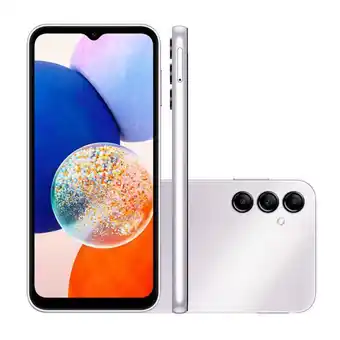 Fujioka Smartphone samsung galaxy a14 5g, 128gb, 4gb ram, processador octa-core, câmera tripla traseira| prata oferta