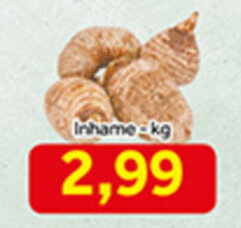 Shibata Supermercados Inhame 1kg oferta