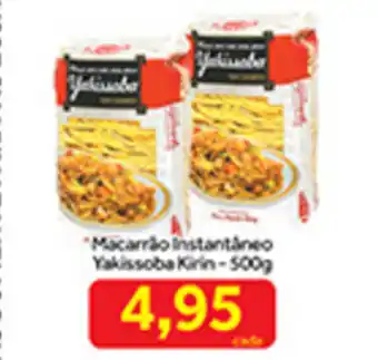Shibata Supermercados Macarrao Instantaneo Yakissoba Kirin 500g oferta