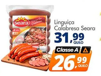Delta Supermercados Linguiça Calabresa Seara oferta