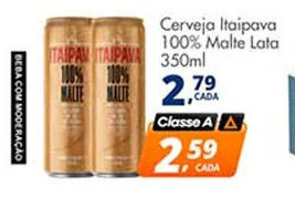 Cerveja Itaipava 100% Malte Lata 350ml