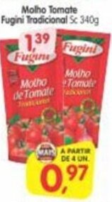 Molho Tomate Fugini Tradicional 340g