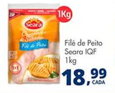 Delta Supermercados Filé de Peito Seara IQF 1kg oferta
