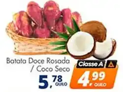 Delta Supermercados Batata Doce Rosada Classe A A /Coco Seco oferta
