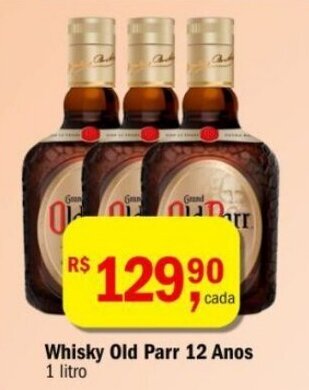 Whisky Old Parr 12 Anos 1 litro