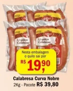 Ultrabox Calabresa Curva Nobre 2Kg-Pacote oferta