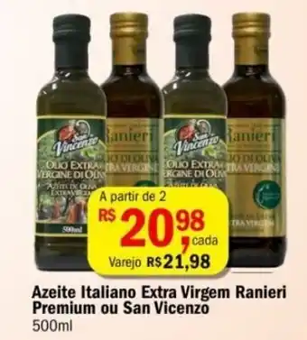Azeite Italiano Extra Virgem Ranieri Premium ou San Vicenzo 500ml