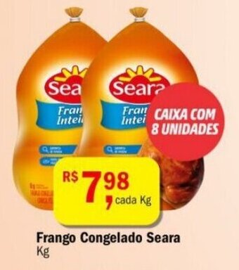 Ultrabox Frango Congelado Seara Kg oferta