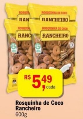 Ultrabox Rosquinha de Coco Rancheiro 600g oferta