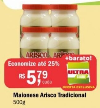 Maionese Arisco Tradicional 500g